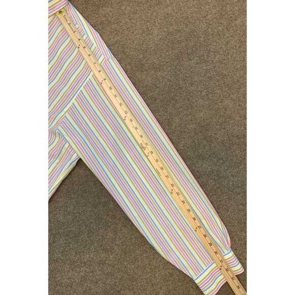 Brooks Brothers Button Shirt Mens 2XL Long Sleeve Non Iron Striped Preppy Cotton - Picture 5 of 7